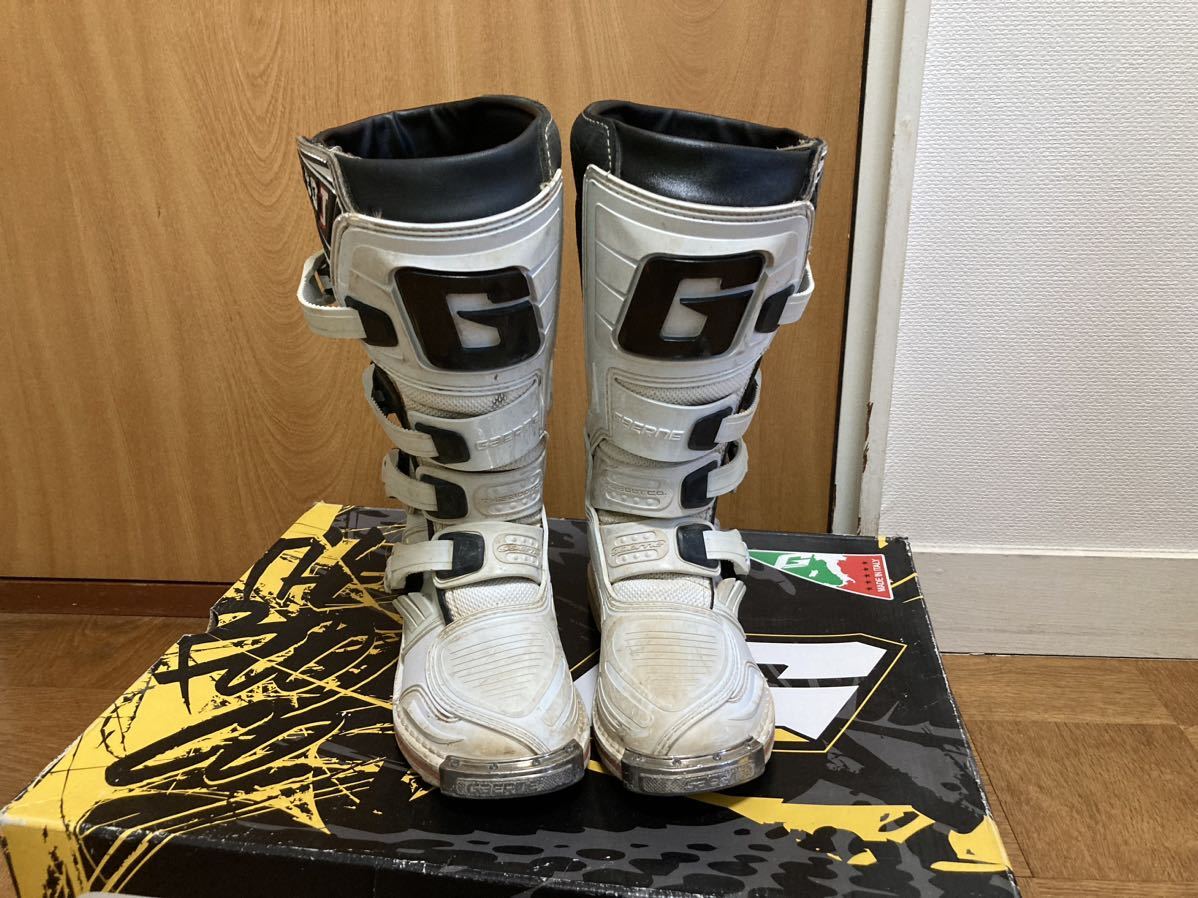 ガエルネ　SG-J キッズ　ジュニア　サイズ　オフロードブーツ　JPN22 中古品　日本サイズで22cm GAERNE モトクロス　トライアル_1