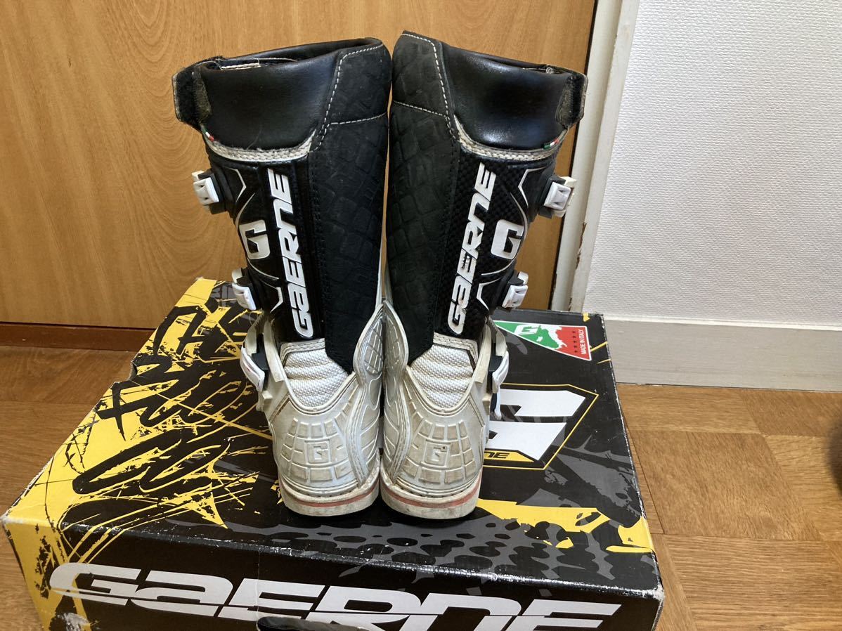 ガエルネ　SG-J キッズ　ジュニア　サイズ　オフロードブーツ　JPN22 中古品　日本サイズで22cm GAERNE モトクロス　トライアル_2
