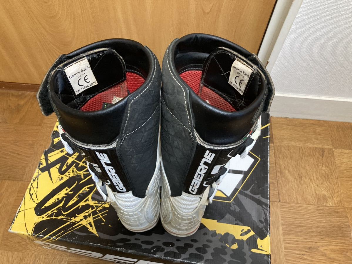 ガエルネ　SG-J キッズ　ジュニア　サイズ　オフロードブーツ　JPN22 中古品　日本サイズで22cm GAERNE モトクロス　トライアル_3