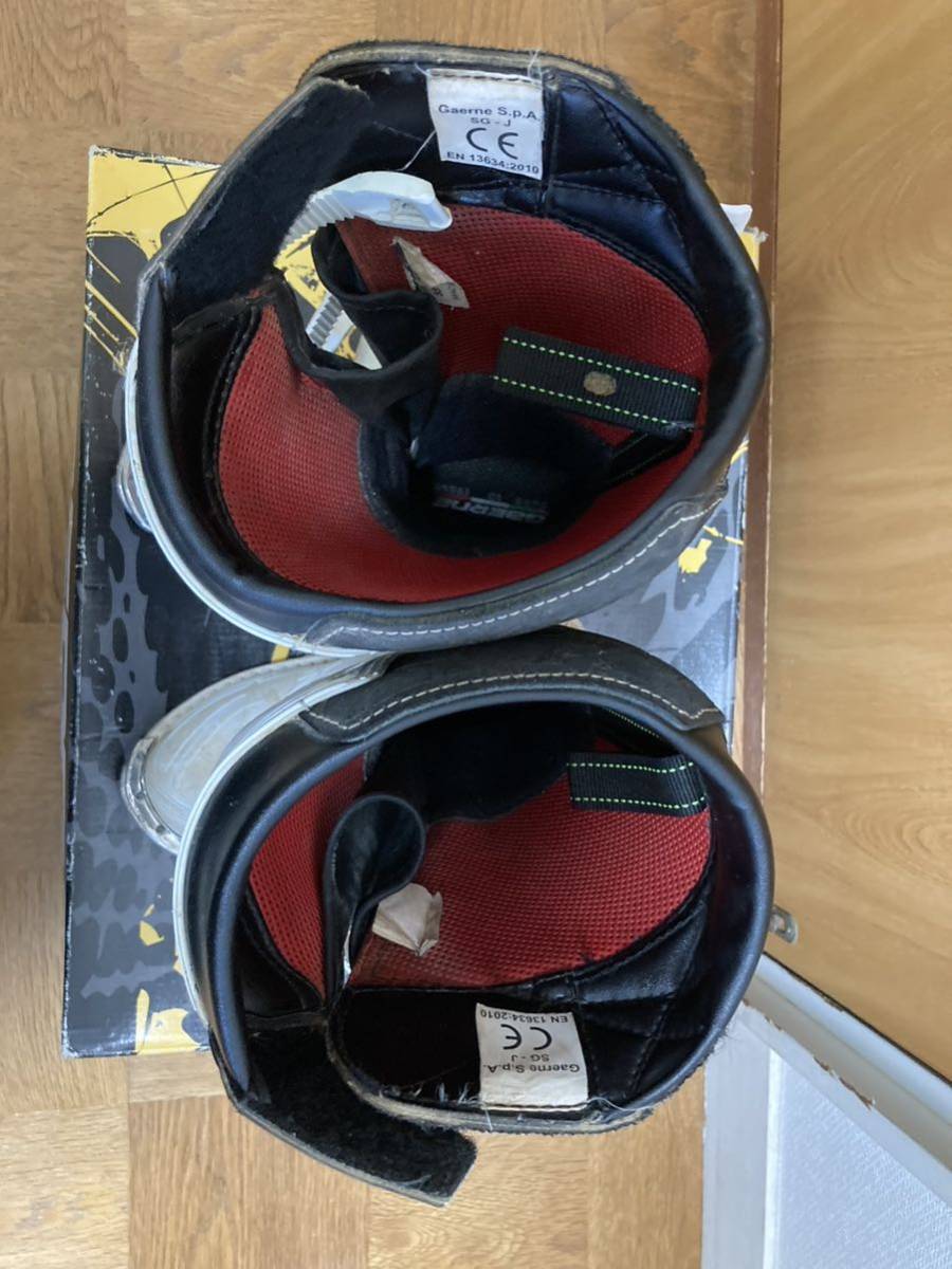 ガエルネ　SG-J キッズ　ジュニア　サイズ　オフロードブーツ　JPN22 中古品　日本サイズで22cm GAERNE モトクロス　トライアル_6