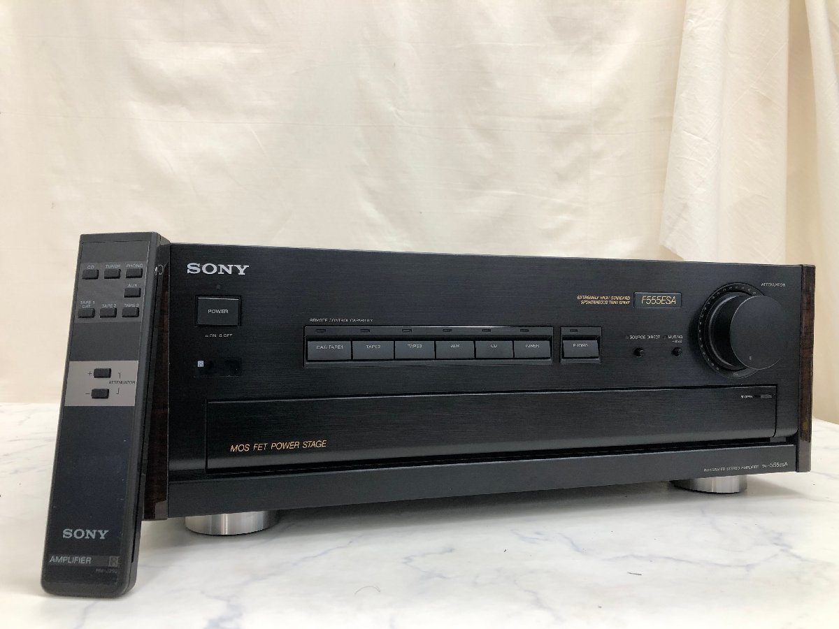 Y0532 中古品 オーディオ機器 プリメインアンプ SONY ソニー TA 
