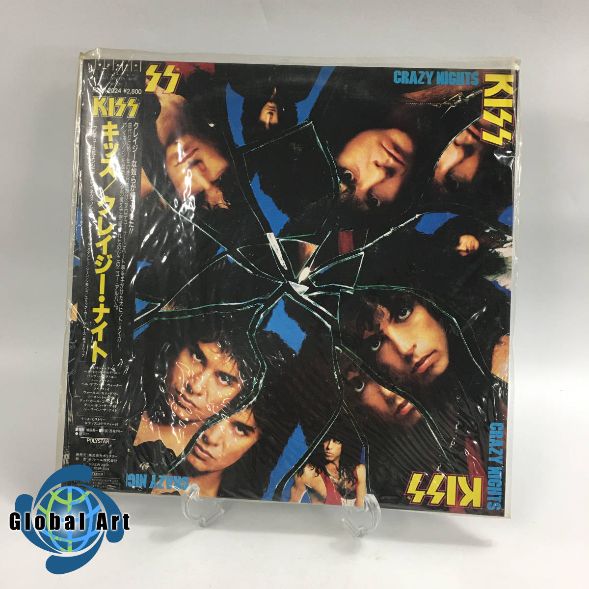 KISS Crazy Nights 日本盤 LPレコード ☆D12283/KISS キッス/LP/レコード/CRAZY NIGHTS クレイジー・ナイト