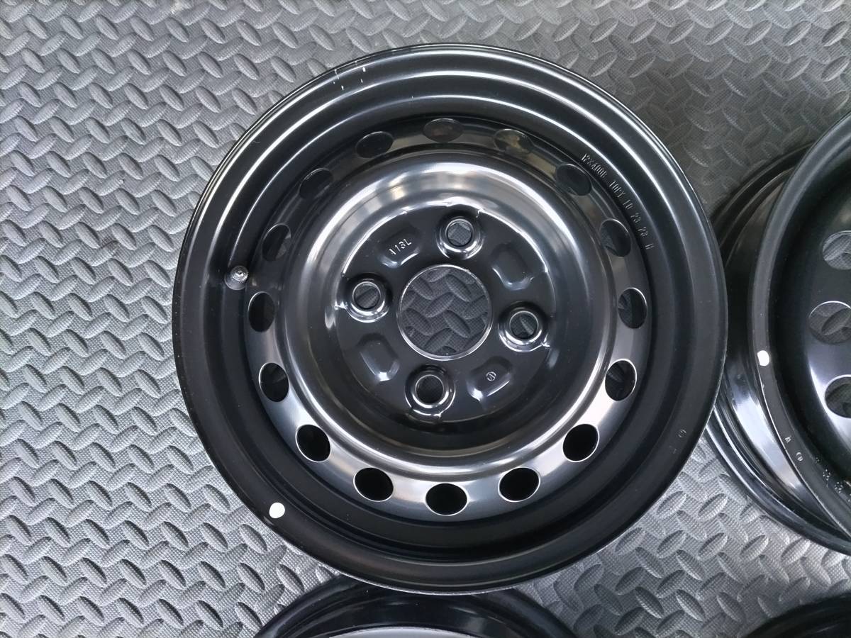 新車外し!カバー跡無し！ダイハツS700Vアトレー純正スチール鉄ホイール