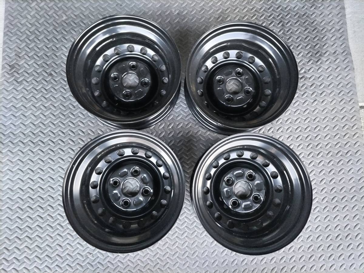 新車外し!カバー跡無し！ダイハツS700Vアトレー純正スチール鉄ホイール