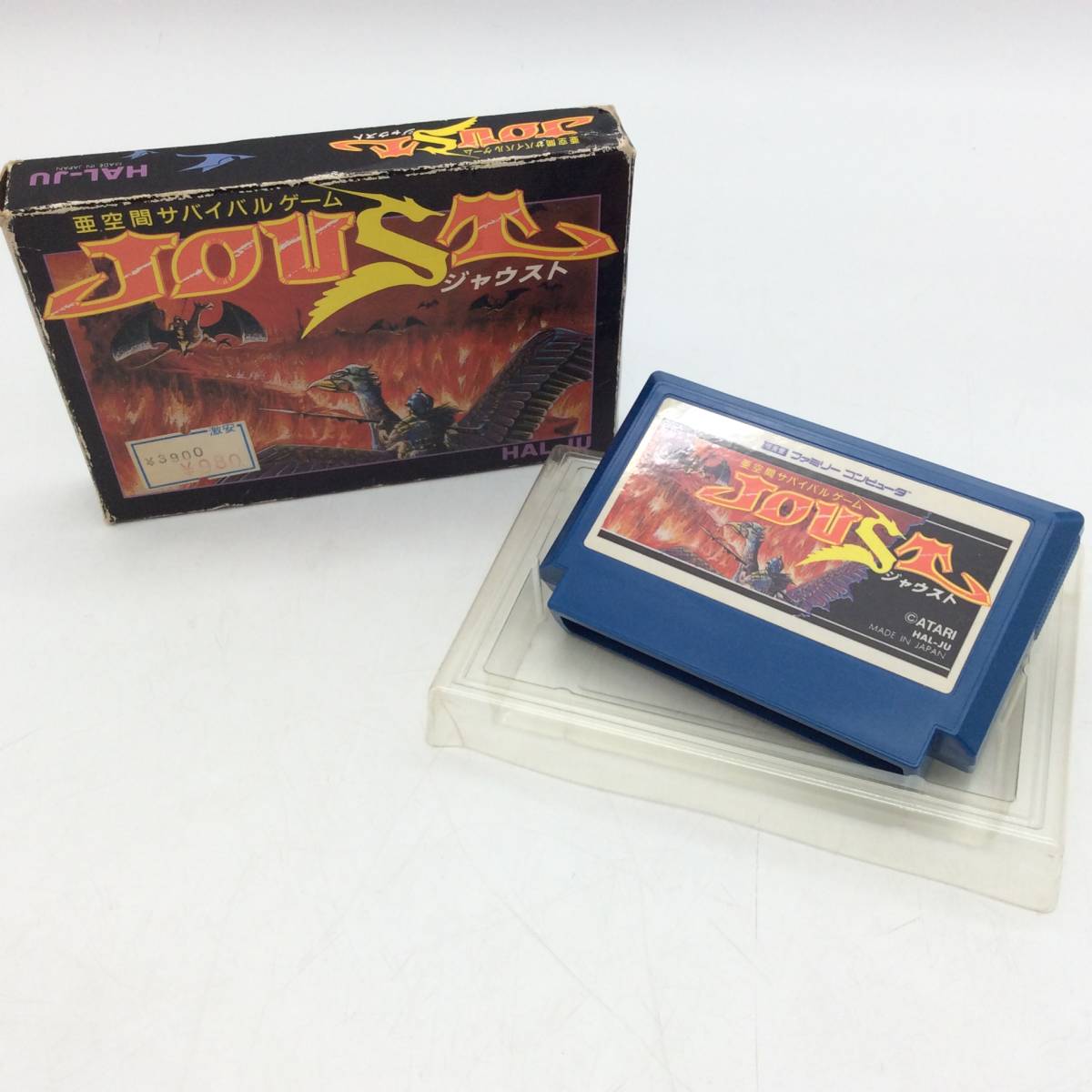 2141 ファミコン ソフト ファミコンカセット ジャウスト JOUST 箱付き 
