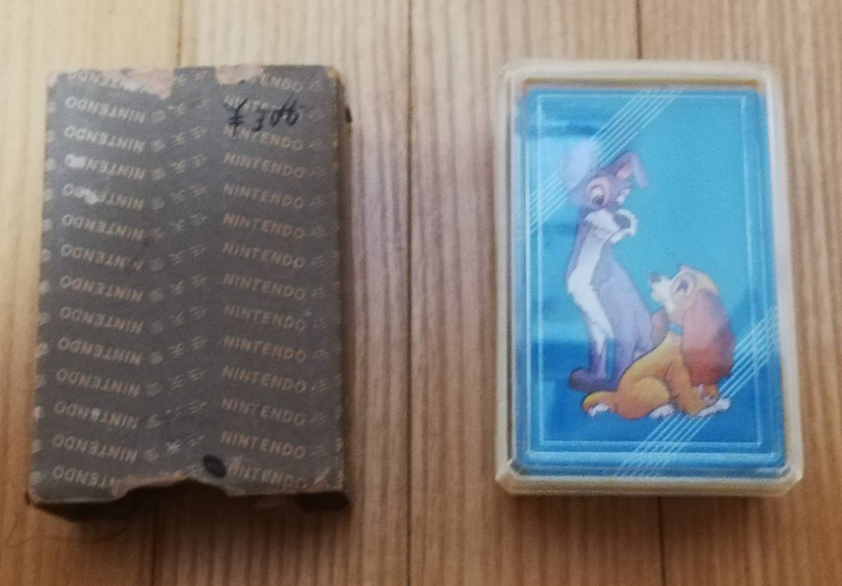 昭和レトロ 1960年代 ディズニー トランプ わんわん物語 未開封品 