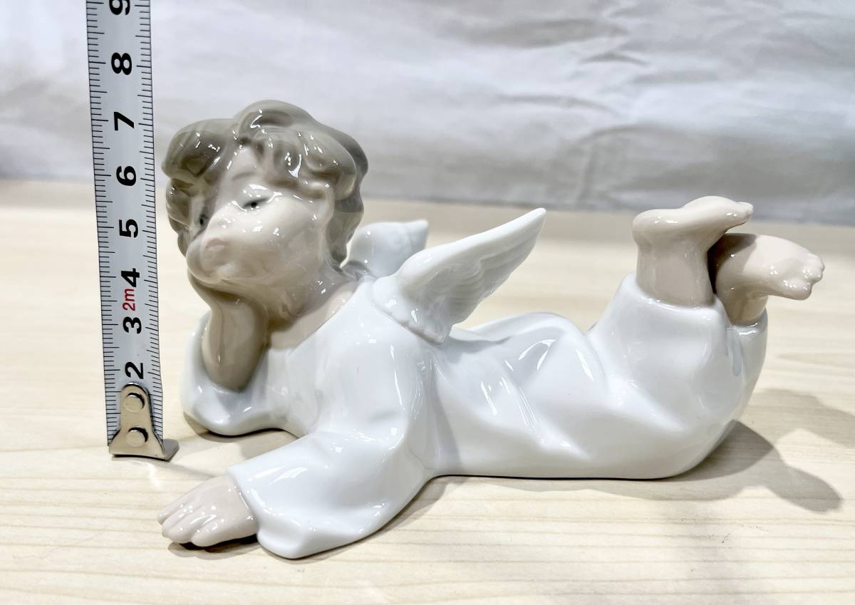 蘇さ(PEY106) LLADRO リヤドロ 天使シリーズ 可愛い一休み スペイン