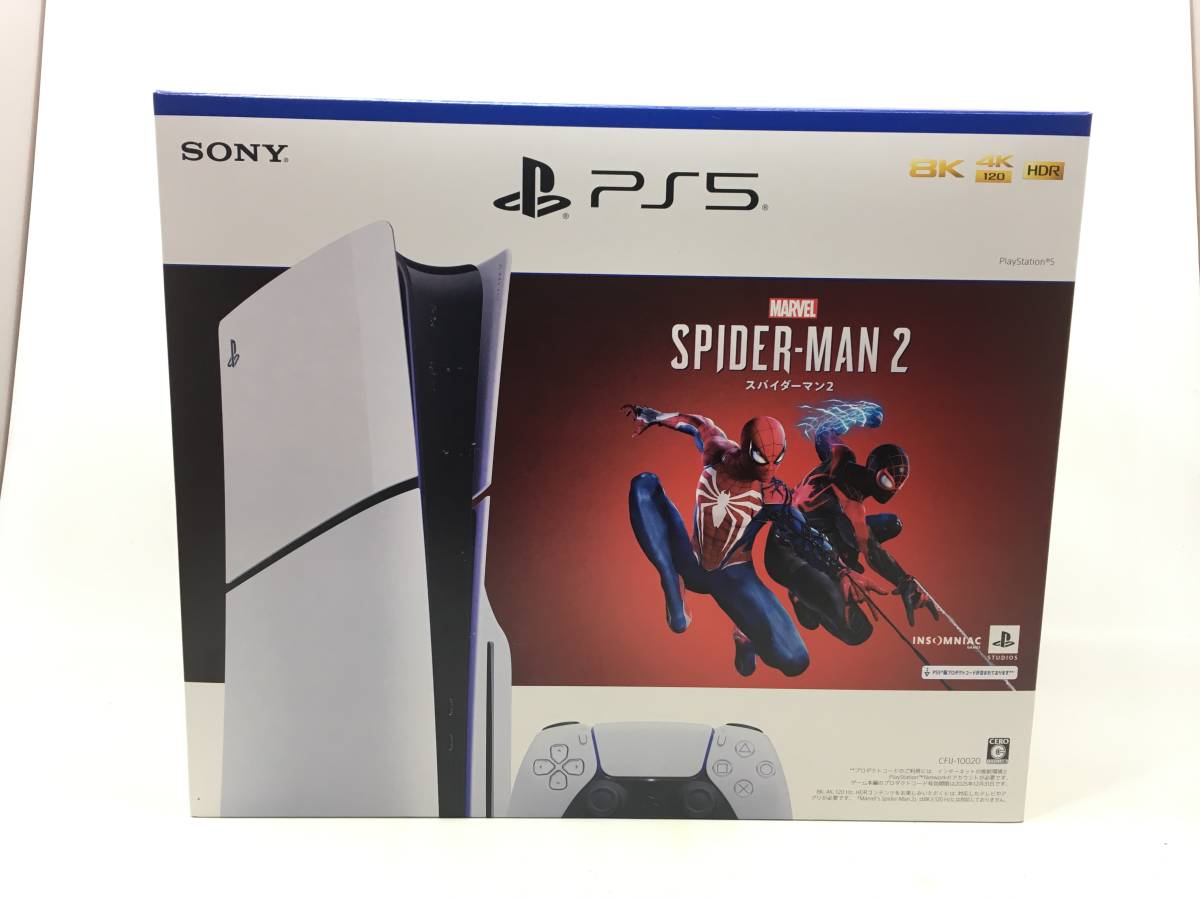 8837】[1円～] PS5 本体 CFI-2000A01 （スパイダーマン2プロダクト 
