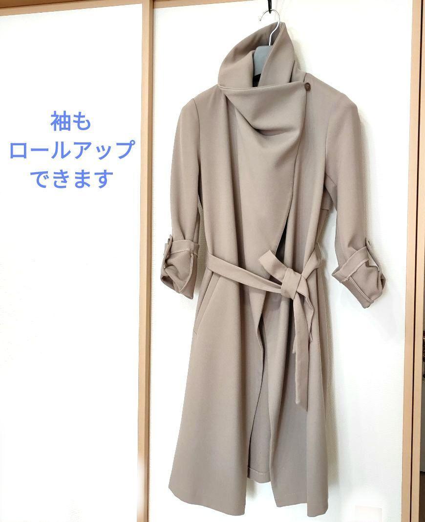 ダークミンク セミロングコート 着丈88cm トラディショナルスタイル