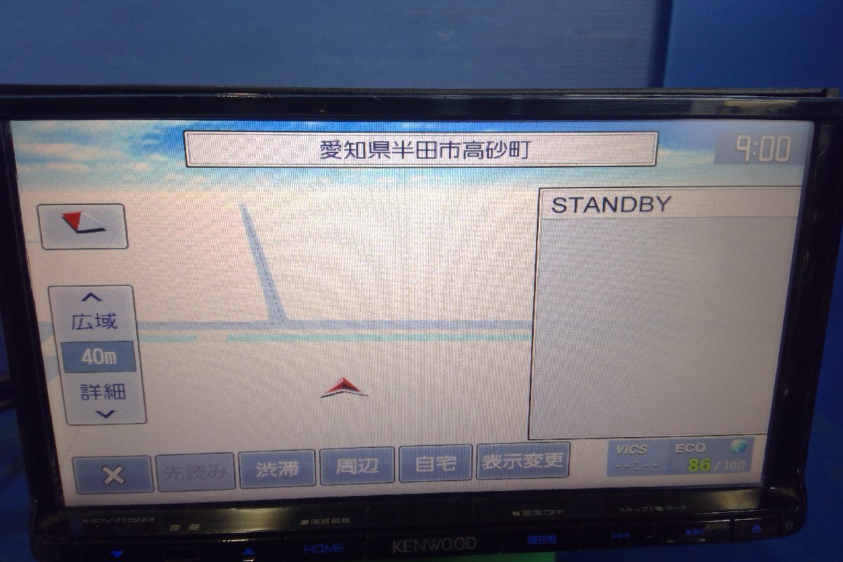 H)カーナビ ケンウッド MDV-D503 フルセグ/DVD/bluetooth/SD/USB 2021