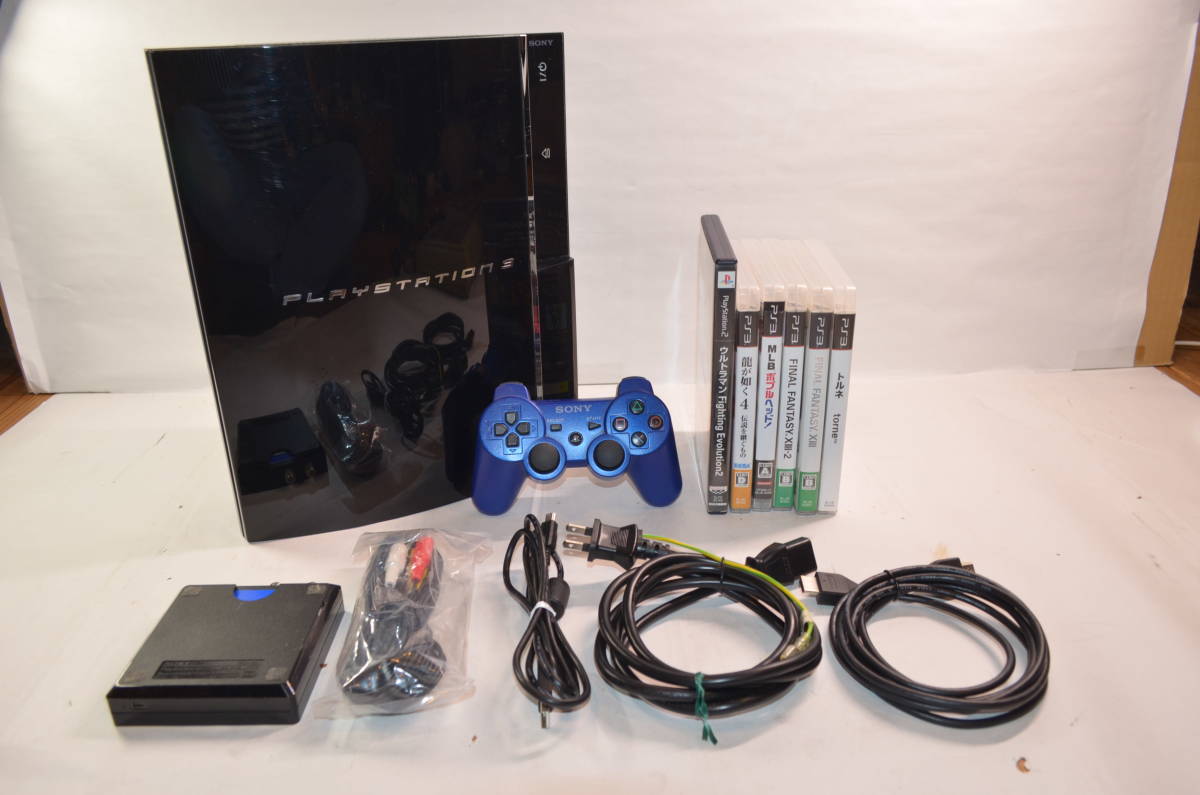 ☆60GBを 500GB に交換 ソフト6本付き 動作良好☆PS3 本体 CECHA00 