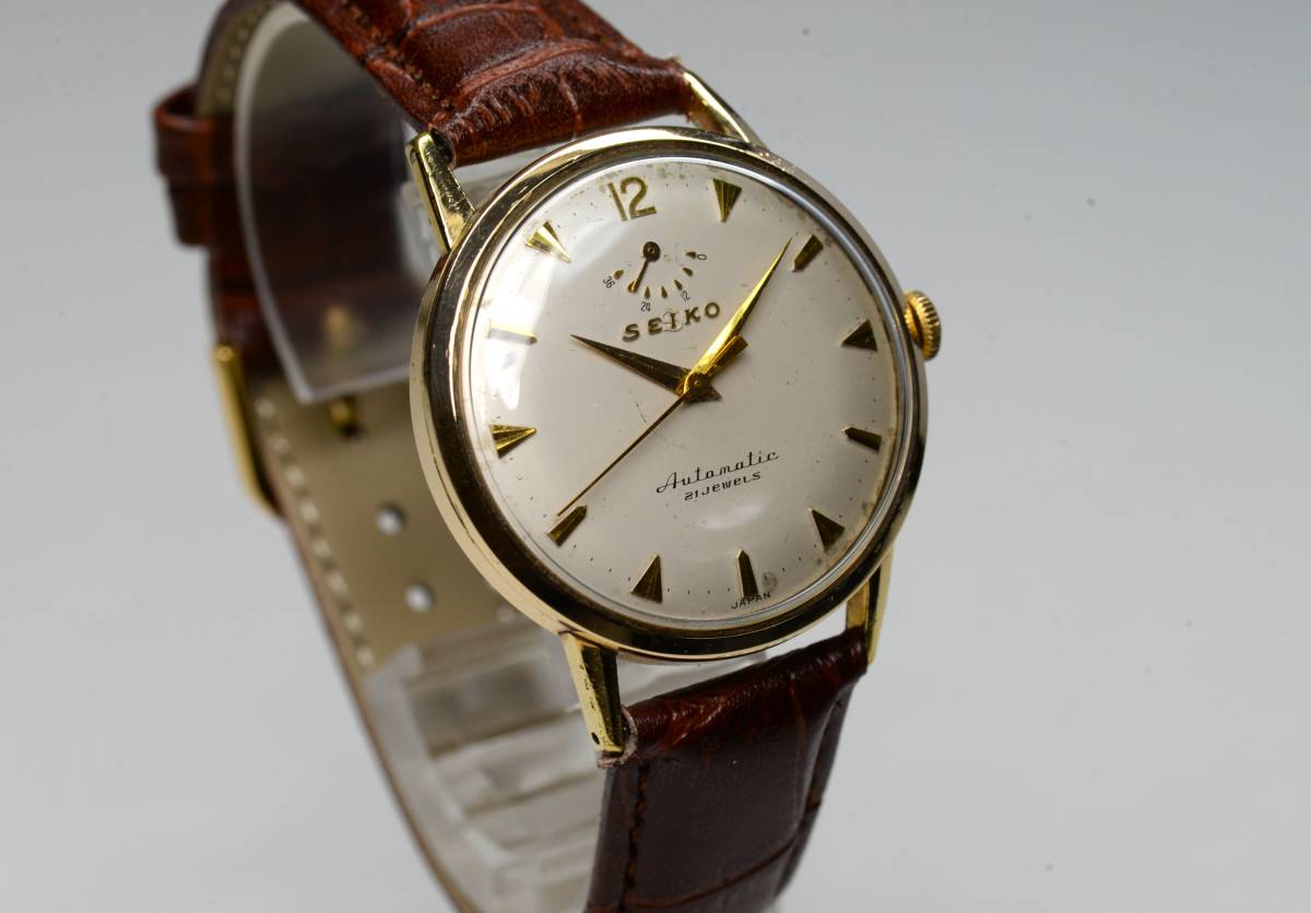 ☆ OH済 SEIKO セイコー 自動巻1号機 J14003 Cal.11A 21石後期型