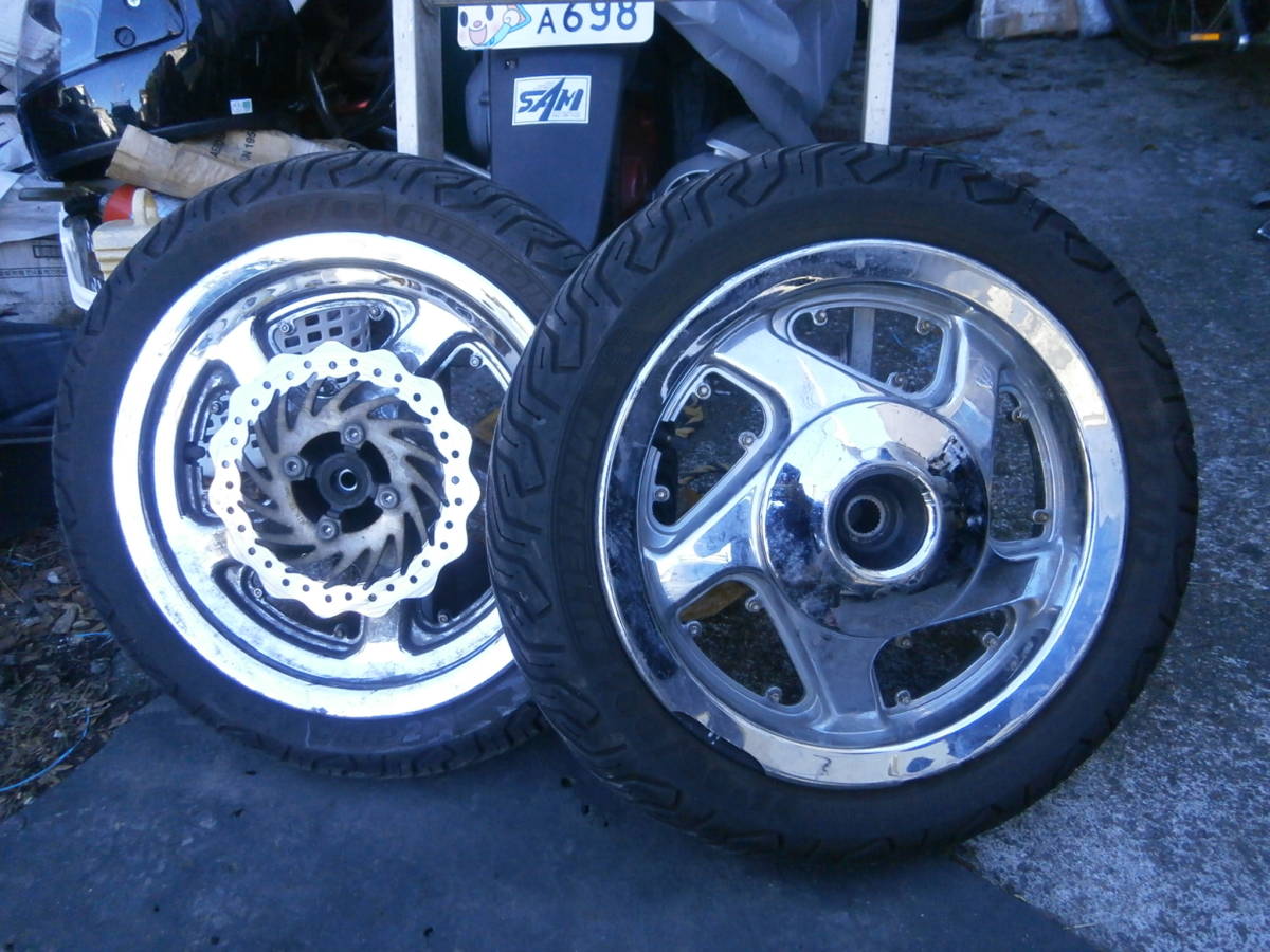 PCX125 JF28 PCX150 KF12 ホイール前後セット ホイールカバー付き  