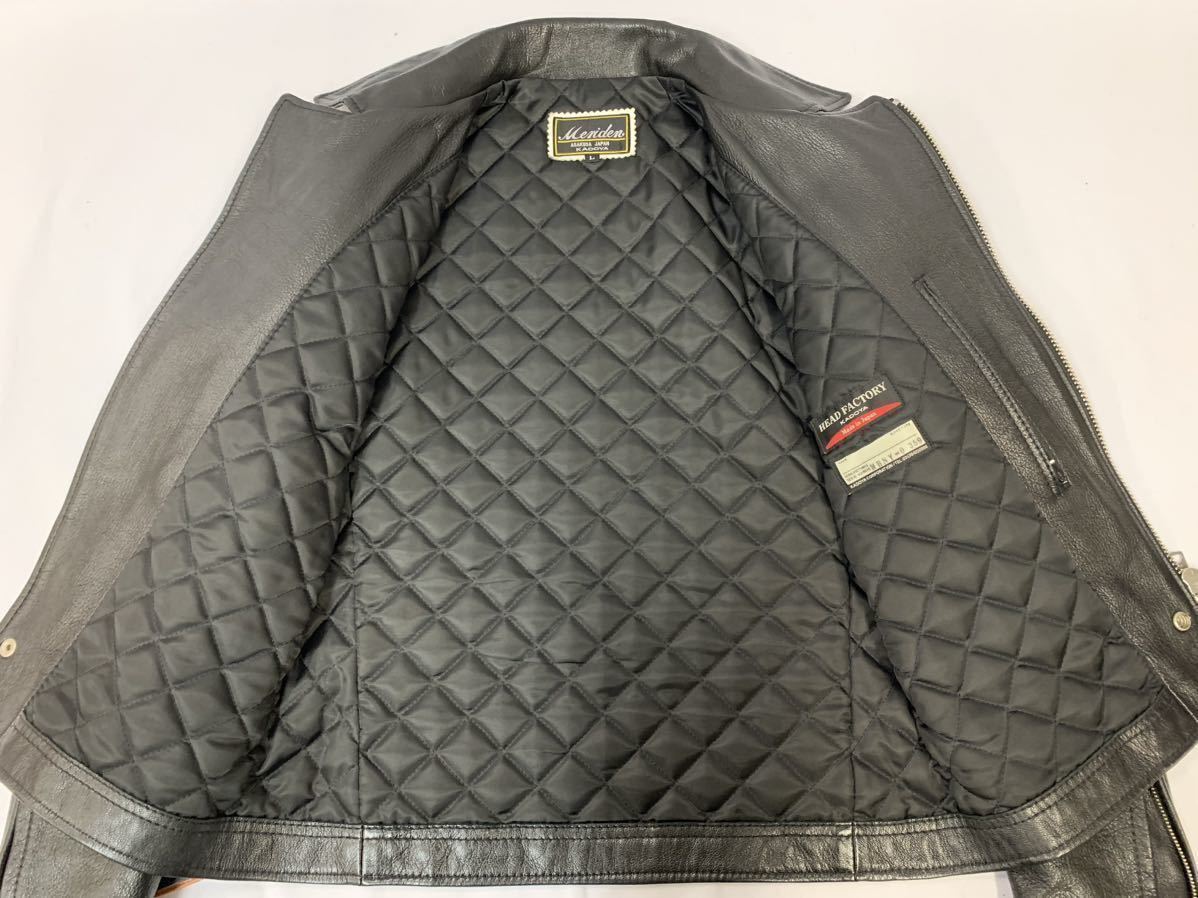 美品 KADOYA Meriden カドヤ メリデン レザージャケット 日本製 羊革