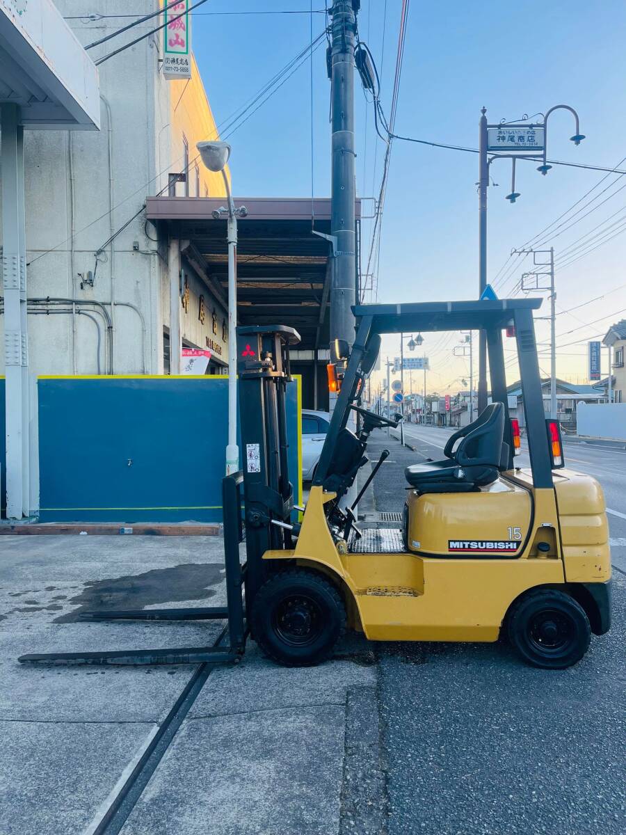 ★三菱 1.5tフォークリフト FG15【MITSUBISHI 】★ガソリン★ 年式 : 2000/09 ★MT★稼働時間976h★ 群馬より_5