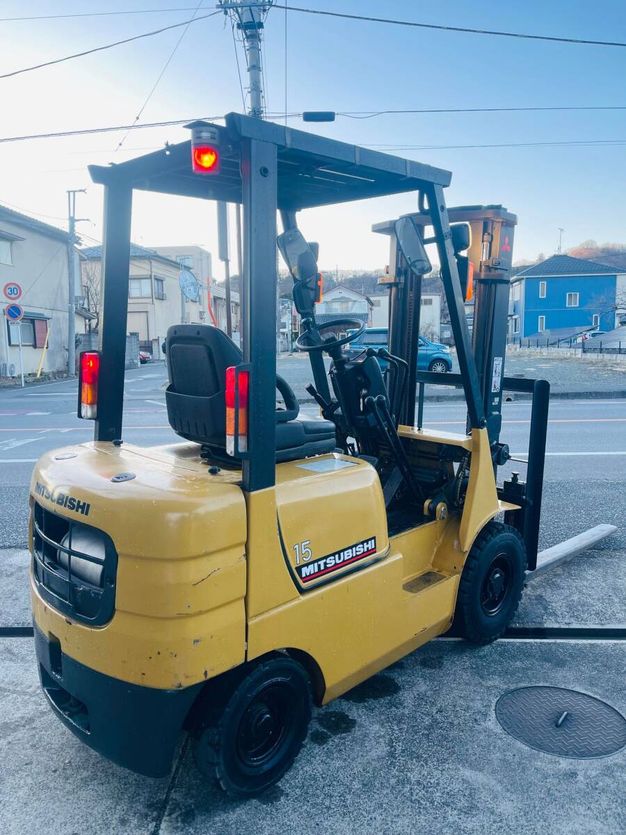 ★三菱 1.5tフォークリフト FG15【MITSUBISHI 】★ガソリン★ 年式 : 2000/09 ★MT★稼働時間976h★ 群馬より_8