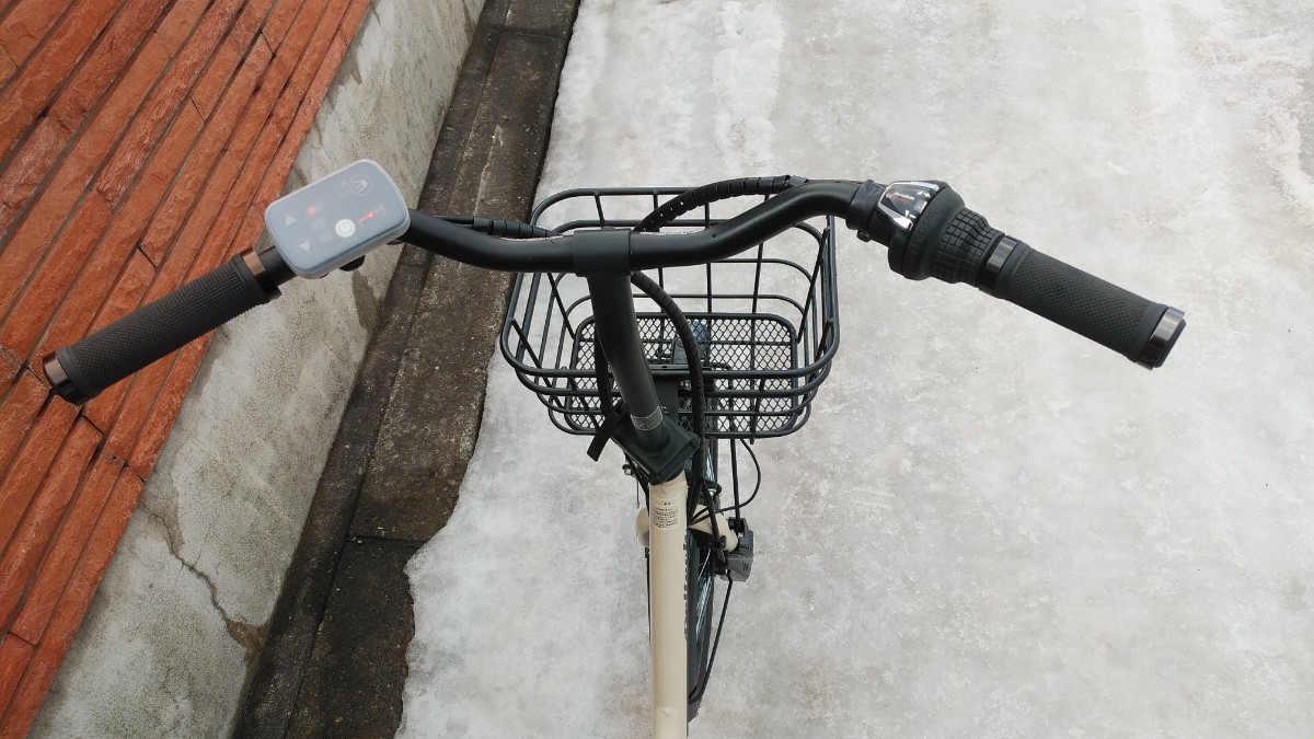 2023年新車購入　電動アシスト自転車 折りたたみ自転車 ペルテック　PELTECH　TDN-212L　ベージュ　6段変速　北海道　札幌より_7