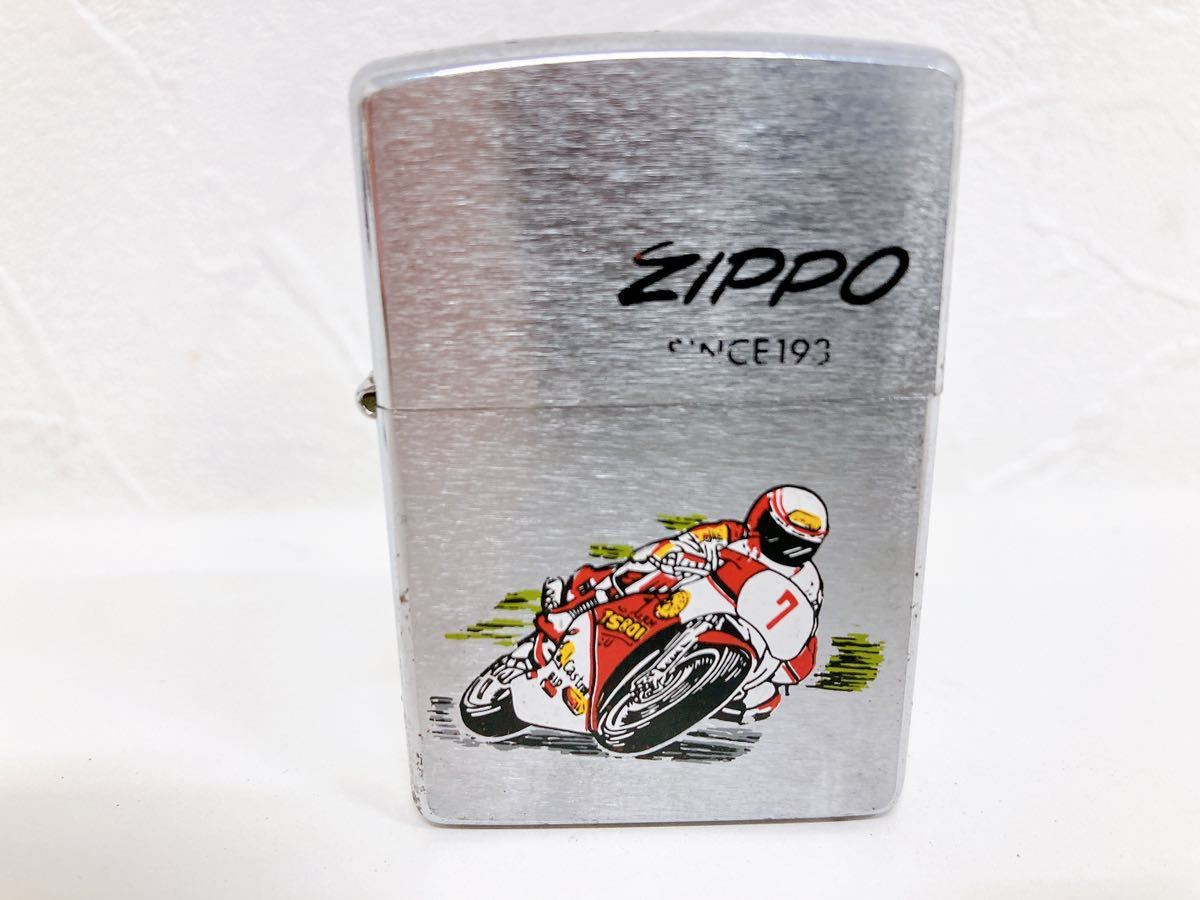 ZIPPO ジッポー ライター AMERICAN オートレース バイクレーサー ZIPPO ジッポー ライター AMERICAN オートレース バイクレーサー