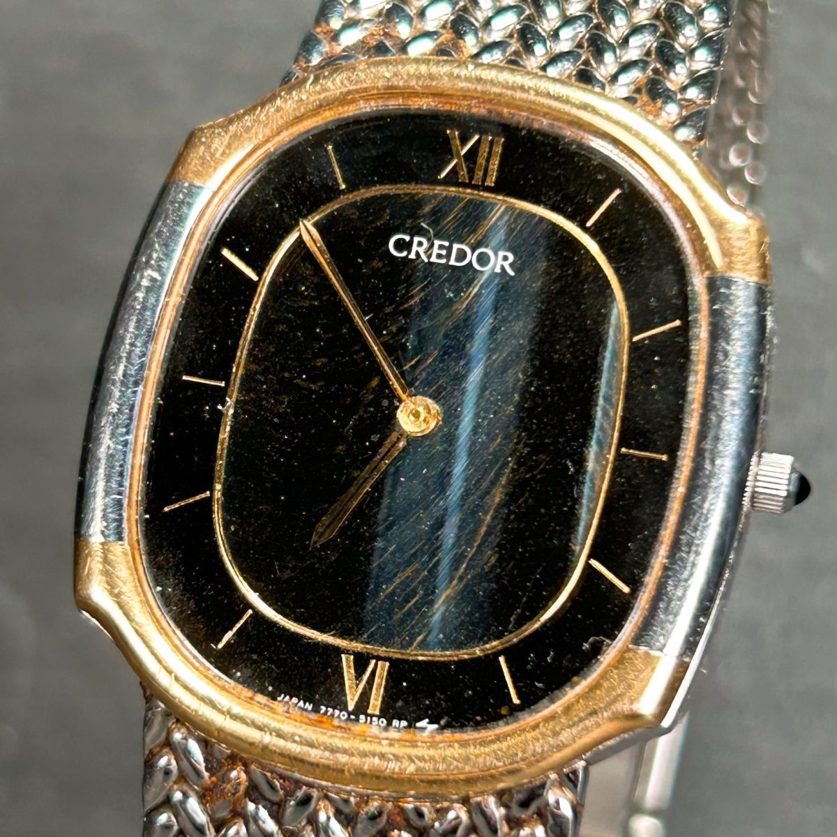 美品 SEIKO セイコー CREDOR クレドール 7770-5140 18K 腕時計 