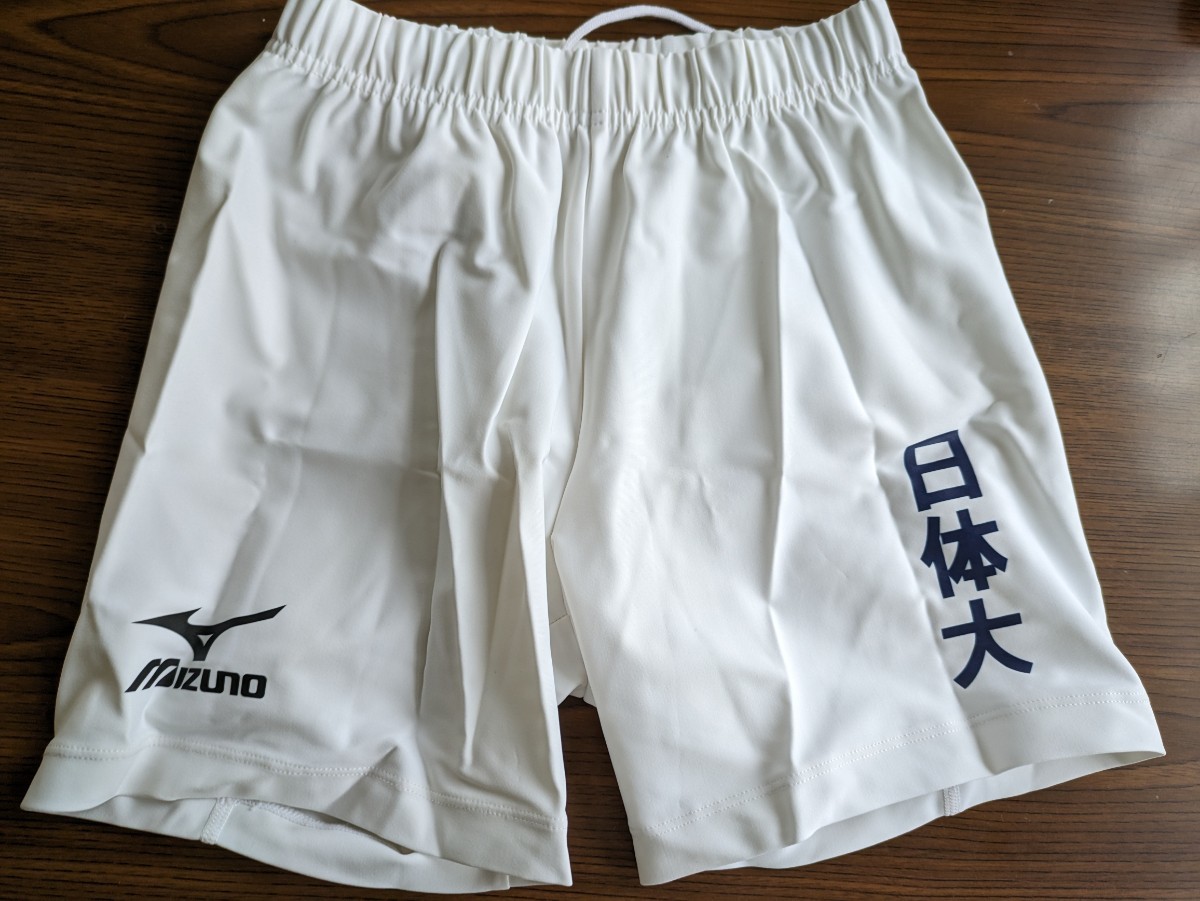 日本体育大学陸上ユニフォーム男子短距離ユニフォーム　MIZUNO　半袖　スパッツ_2