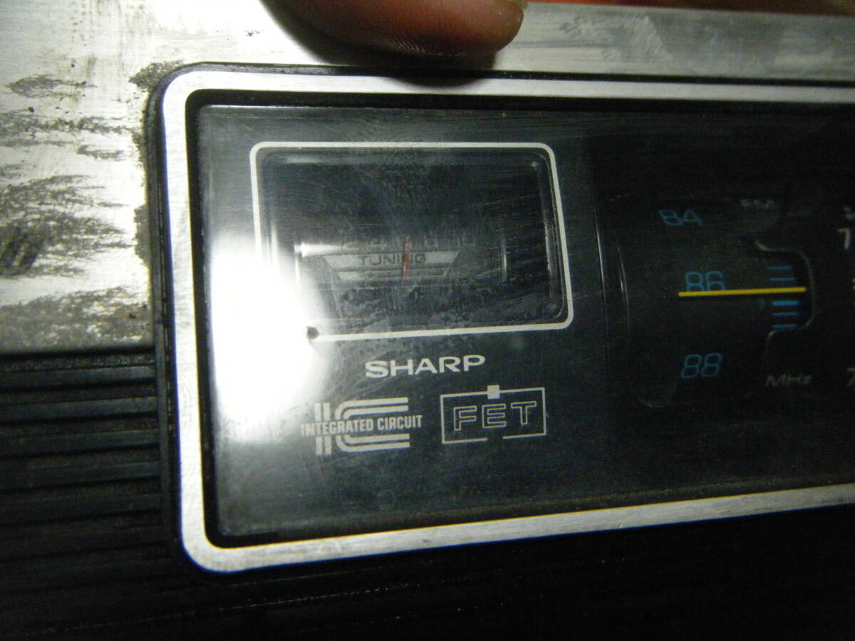 ○SHARP シャープ ラジオ MODEL FY-72J Z-2500 3バンドラジオ FW/SW/MW
