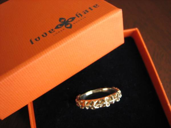 即決＊ｌｏｖｅ＆ｈａｔｅラブ＆ヘイト＊シルバーリング１３号＊_1