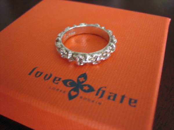 即決＊ｌｏｖｅ＆ｈａｔｅラブ＆ヘイト＊シルバーリング１３号＊_3