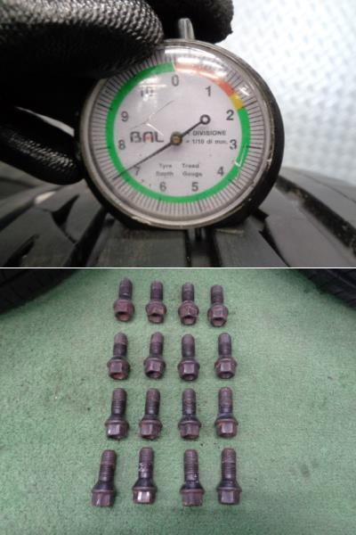 国産バリ山 MINI ミニクーパー S 純正 17 インチ ホイール タイヤ 4本 215/45R17 7J 100 4H 4穴 R50 ...
