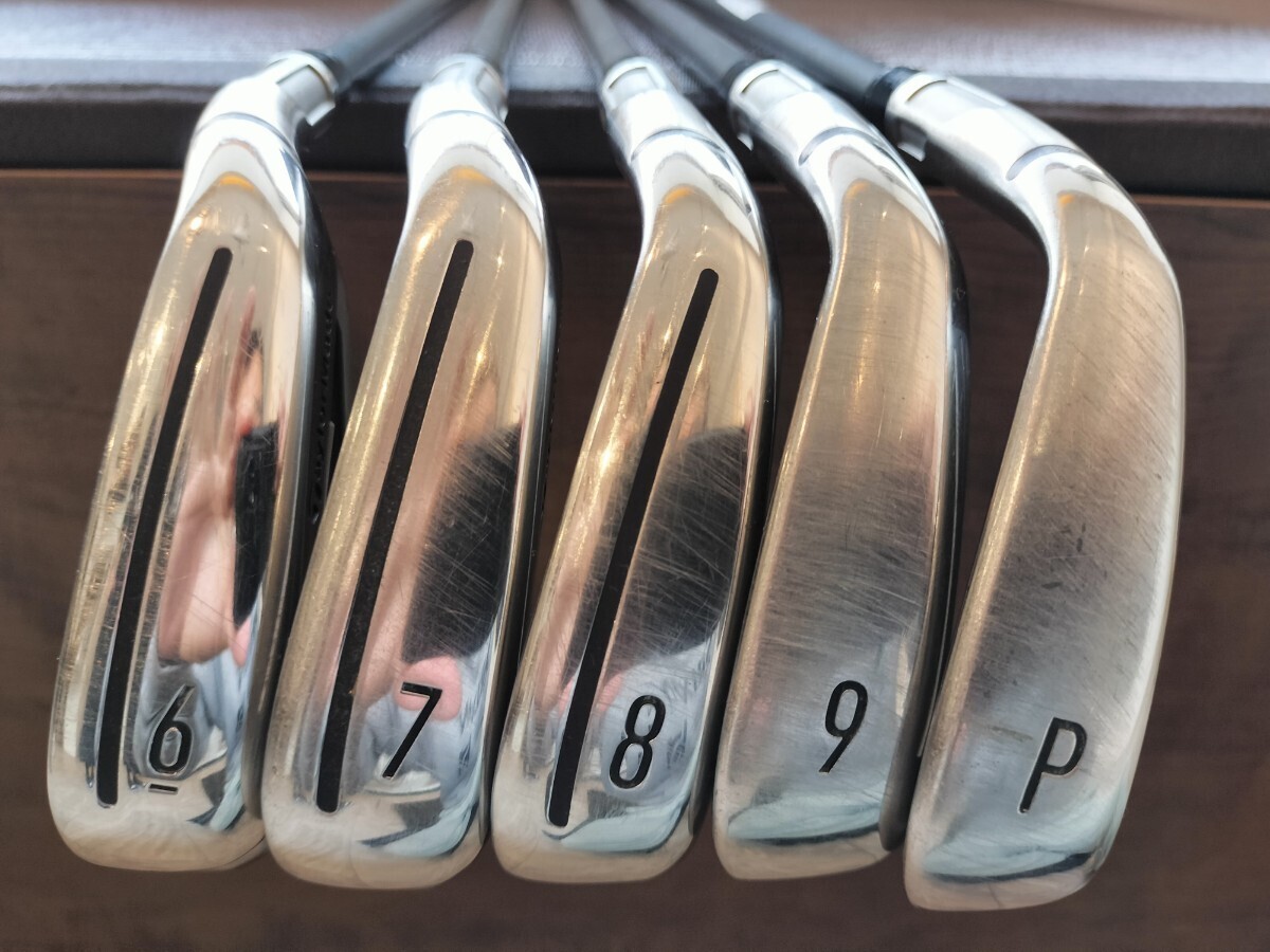 美品！テーラーメイド SIM 2 MAX アイアン 日本仕様TENSEI BLUE TM 60 カーボン Rフレックス　 5本（6〜P）セット _3