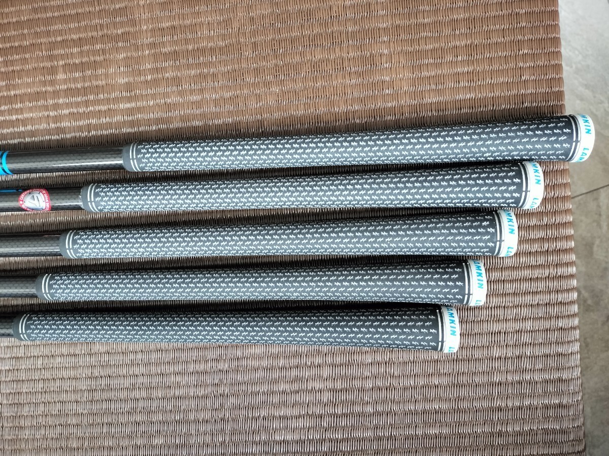 美品！テーラーメイド SIM 2 MAX アイアン 日本仕様TENSEI BLUE TM 60 カーボン Rフレックス　 5本（6〜P）セット _5