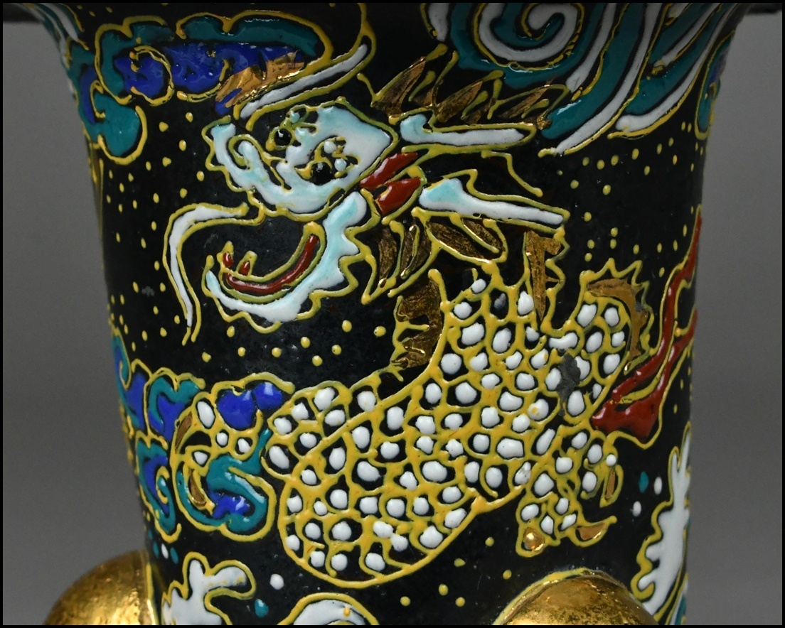 蘭鉢 龍虎図 万年青鉢 錦鉢 盆栽鉢 春蘭 寒蘭 盆栽道具 ④(鉢)｜売買