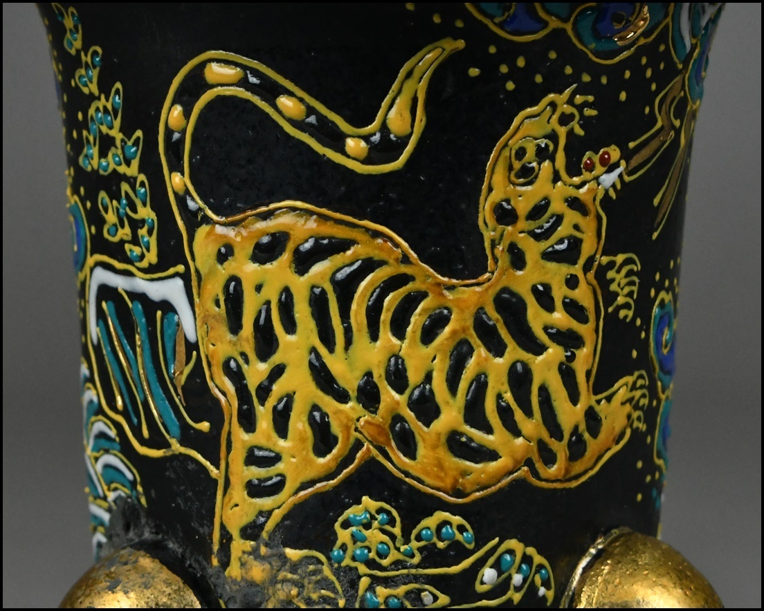 蘭鉢 龍虎図 万年青鉢 錦鉢 盆栽鉢 春蘭 寒蘭 盆栽道具 ④(鉢)｜売買