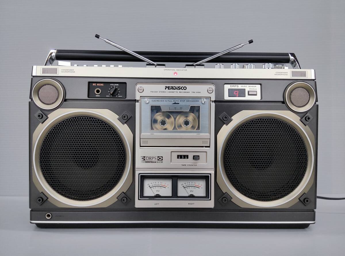 HITACHIラジカセretroパディスコTRK8180＊中古動作品＊,カッコいい