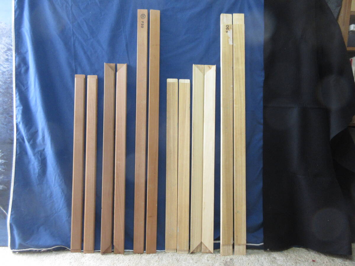 F50号キャンバス用木枠2点セット　世界堂マークの杉材木枠と桐材木枠　 一回使用の木枠　送料込み_1