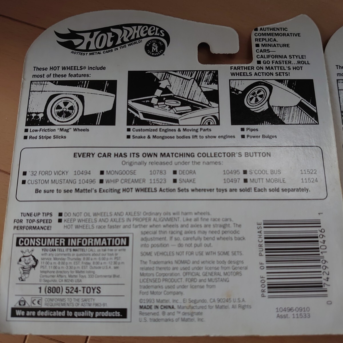 Hot Wheels ホットウィール HotWheels ヴィンテージコレクション CUSTOM MUSTANG カスタムマスタング TWIN MILL 2台セット！ ミニカー_4