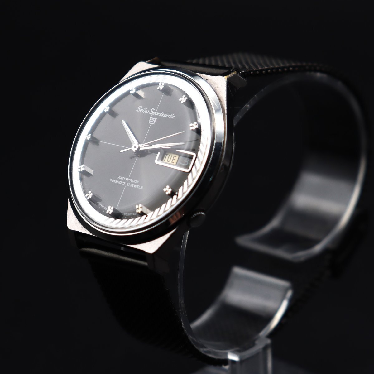 SEIKO Sportsmatic セイコー 5スポーツマチック 6619-7020 自動巻 21石 