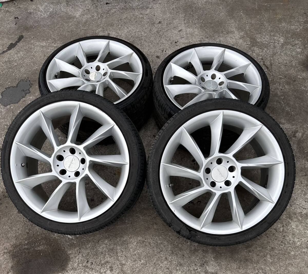 Lorinser風　社外アルミホイール　20インチ PCD112　フロント　8.5J　オフセット35　245/35/ZR20　リア　9.5J　オフセット38　275/30/ZR20_1