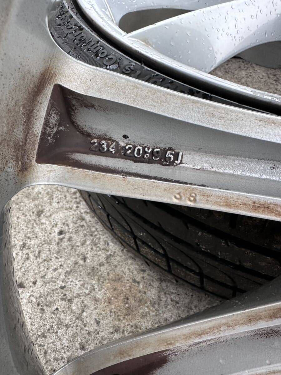 Lorinser風　社外アルミホイール　20インチ PCD112　フロント　8.5J　オフセット35　245/35/ZR20　リア　9.5J　オフセット38　275/30/ZR20_7