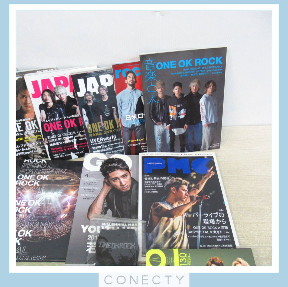 ONE OK ROCK グッズセット★タオル/Tシャツ Mサイズ/マグカップ 2018 AMBITIONS JAPAN DOME TOUR/他★ワンオク【F2【S3_4