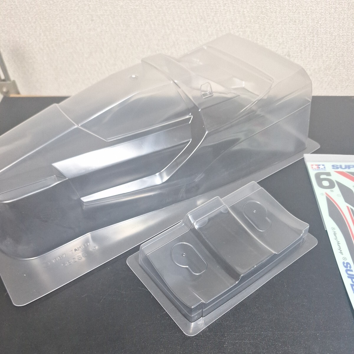 タミヤ 1/10 スーパーセイバー、 ボディ、ステッカー、新品、未使用