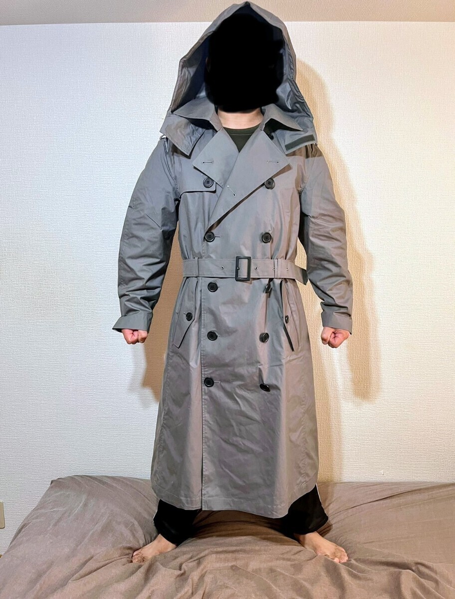 陸上自衛隊 新制服 雨衣 新品未使用 レインコート 外套 外とう 作業服