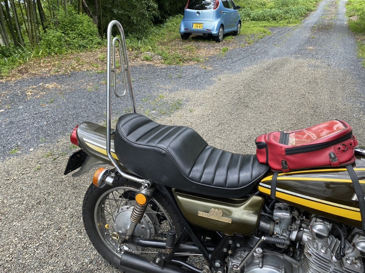 かなでページ 新品 Z1 Z2 750RS 手曲げ ロング タンデムバー MRS 検) Z900LTD Z1000LTD