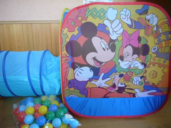 ミッキーマウス ボールハウス トンネル付 ボールタウン ベビー用 売買されたオークション情報 Yahooの商品情報をアーカイブ公開 オークファン Aucfan Com