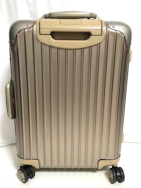 R048 リモワ RIMOWA 保存袋付き スーツケース KOLN キャリーケース 縦
