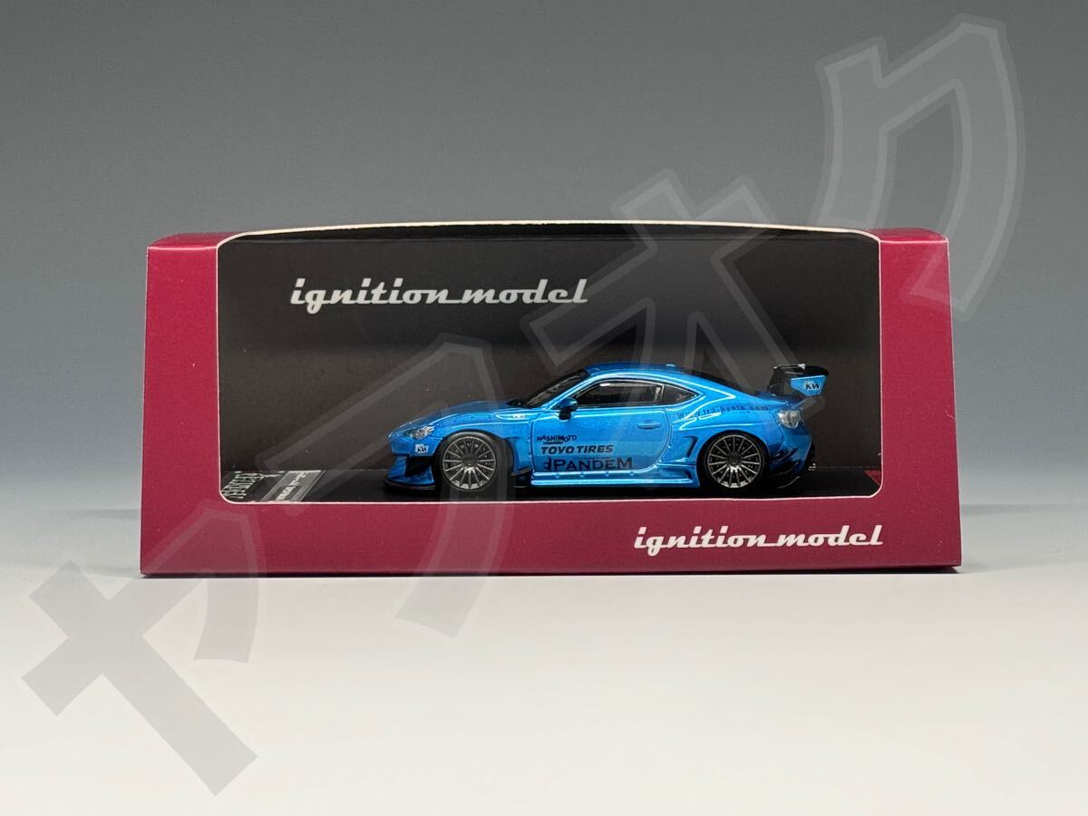 込】 IG 1/64 Pandem Toyota 86 V3 ブルーメタリック 1751 パンデム