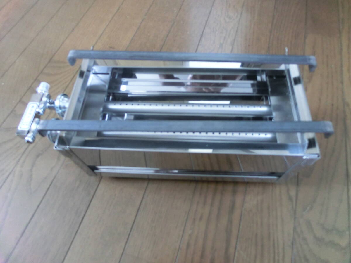 ガス焼鳥コンロ 2本バーナー ガス焼き台 TG-230 業務用焼き鳥コンロ