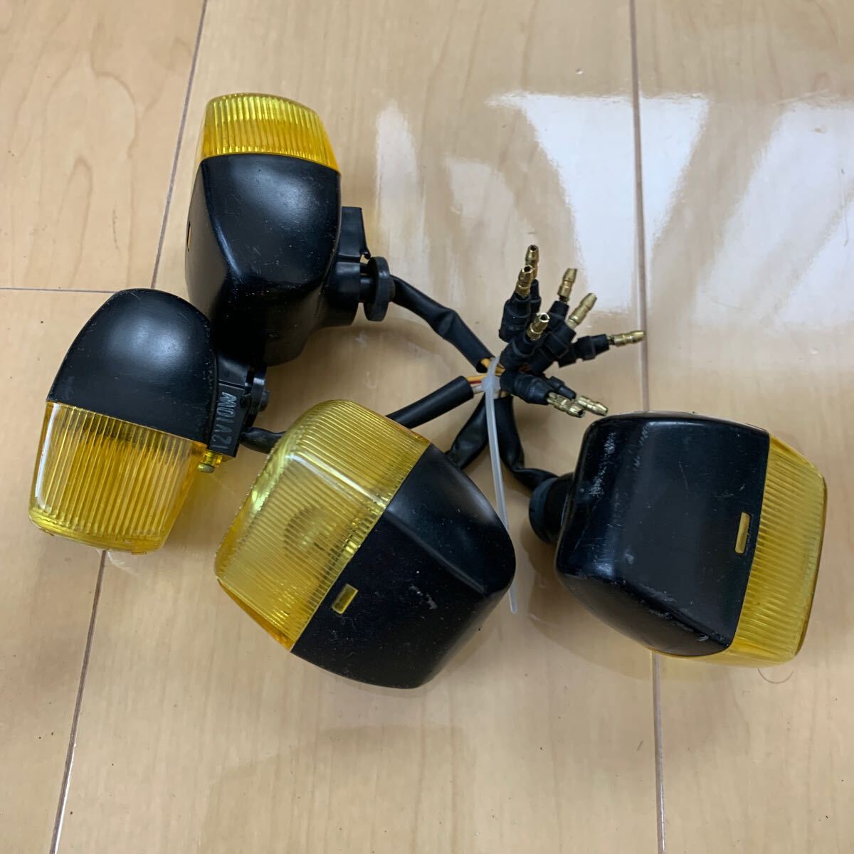 ホンダ HONDA キイロクリアーウインカー4個セット NSR250R カブ NSR50 NSR80 ズーマー モンキー エイプ NS-1、他にも、_1