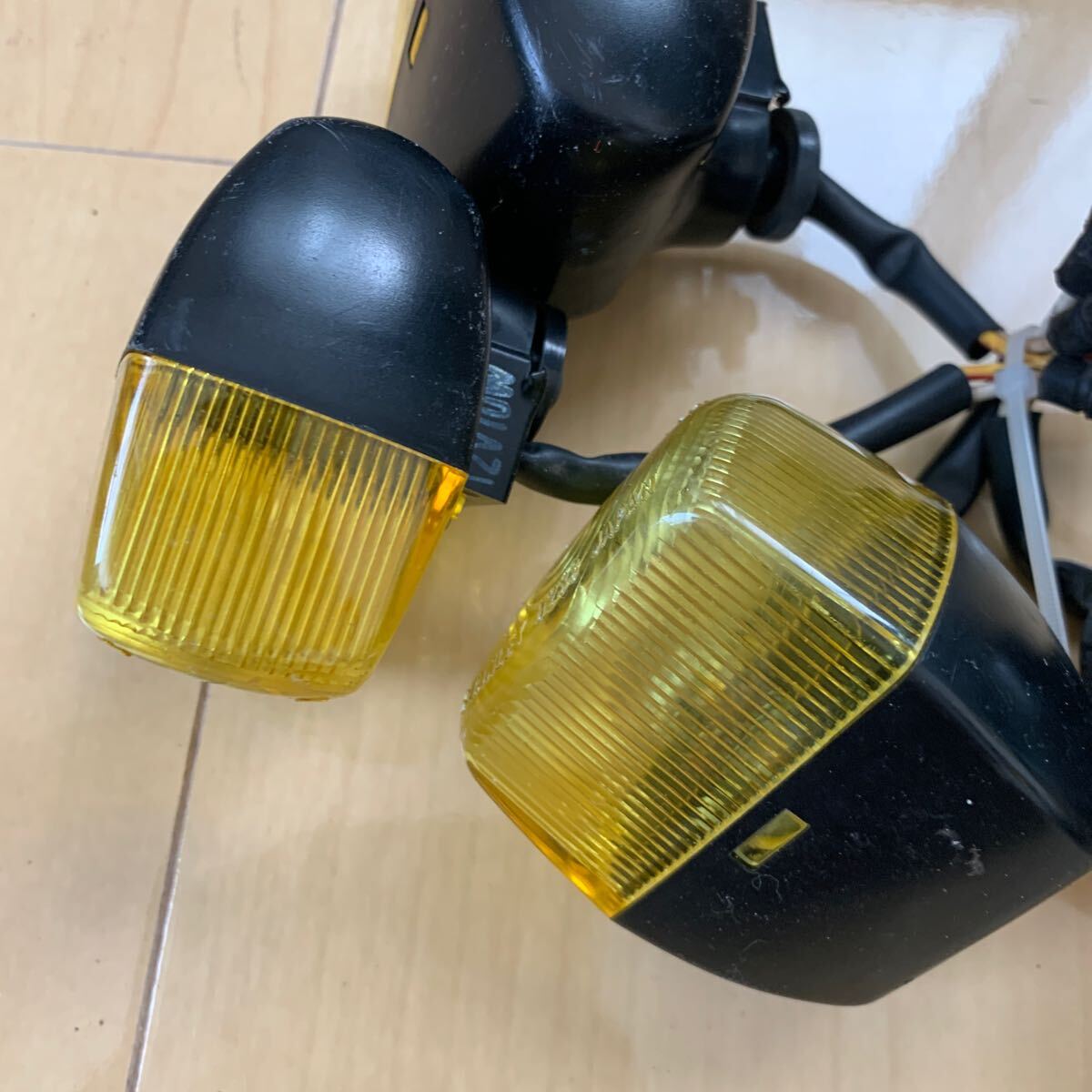 ホンダ HONDA キイロクリアーウインカー4個セット NSR250R カブ NSR50 NSR80 ズーマー モンキー エイプ NS-1、他にも、_2