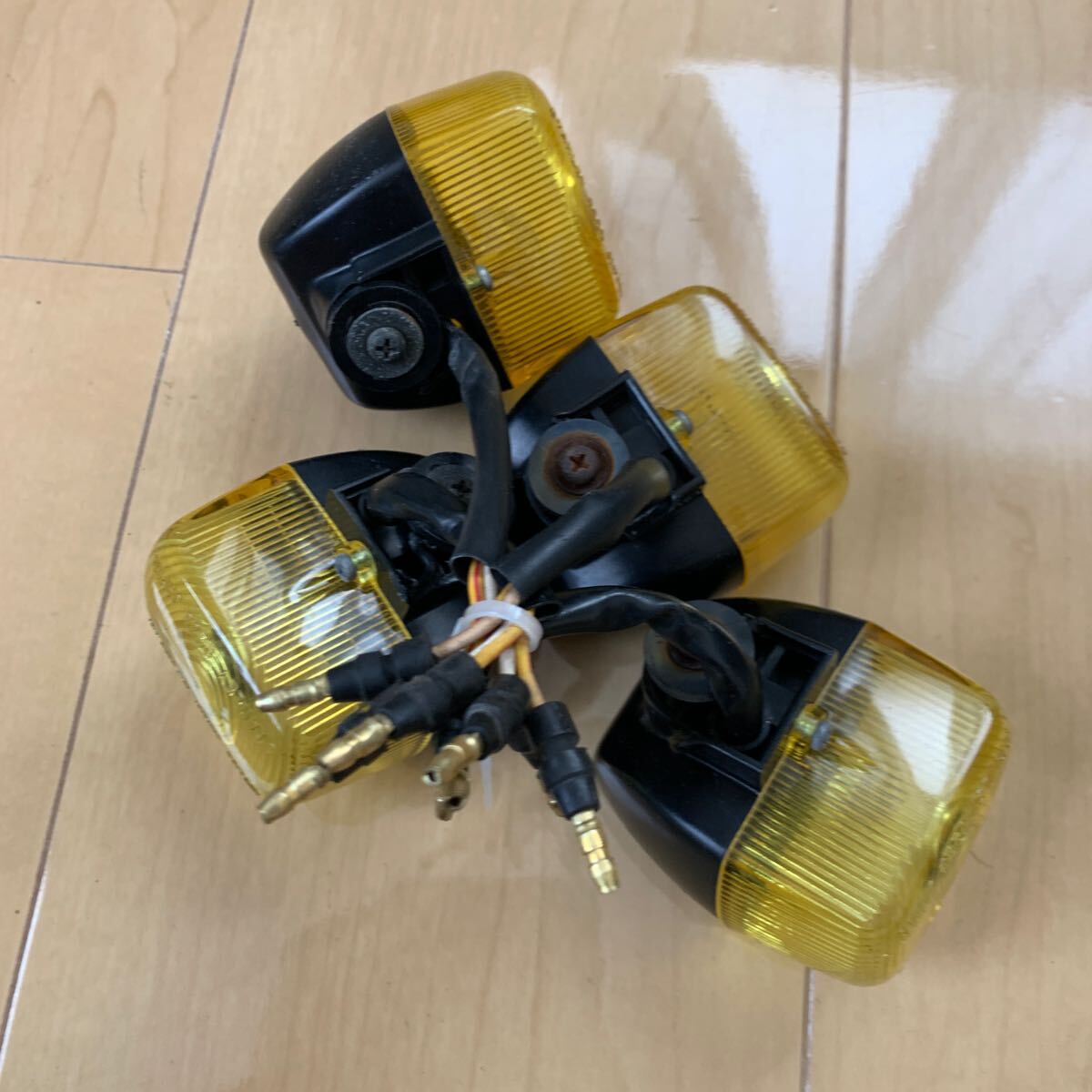 ホンダ HONDA キイロクリアーウインカー4個セット NSR250R カブ NSR50 NSR80 ズーマー モンキー エイプ NS-1、他にも、_5