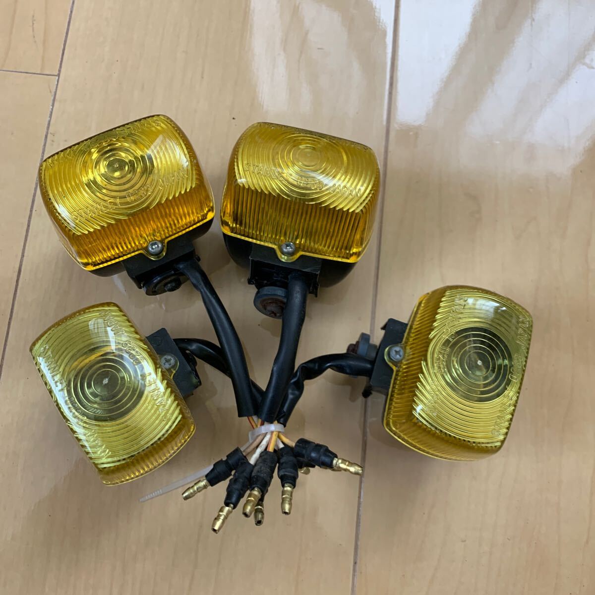 ホンダ HONDA キイロクリアーウインカー4個セット NSR250R カブ NSR50 NSR80 ズーマー モンキー エイプ NS-1、他にも、_6
